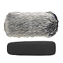 SUNMON Windscreen Muff and Foam for Rode VideoMic, NTG2, NTG1 and WSVM Microphone, Indoor Outdoor Microphone Windshield (2 PACK)