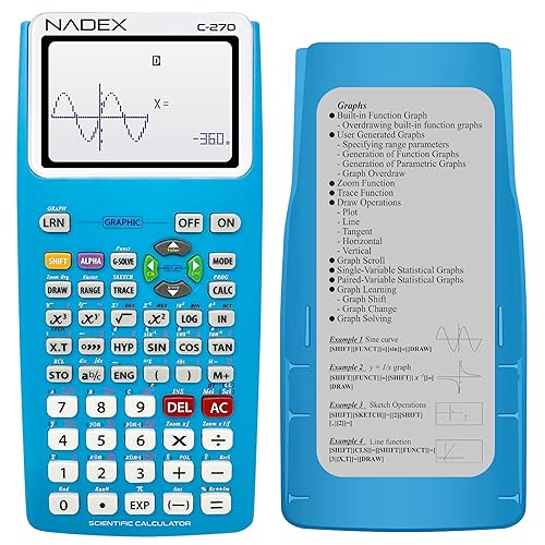Scientific Calculator with Graph Functions for College and High School Students, Engineering, Advanced Mathematics, Calculus, Algebra, Geometery