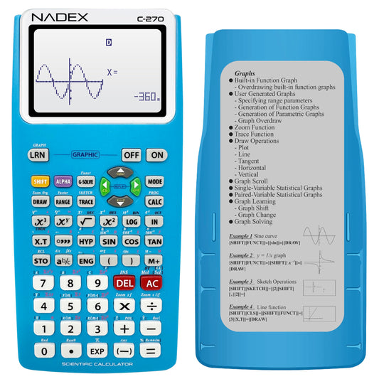 Scientific Calculator with Graph Functions for College and High School Students, Engineering, Advanced Mathematics, Calculus, Algebra, Geometery