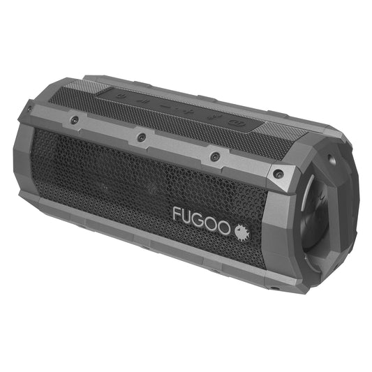FUGOO Element | Portable Bluetooth Speaker, 360 Audio, 60W, IPX7 Rating, Up to 40 Hours Playtime | Floats on Water | Built-in Mic - Siri/Google Now