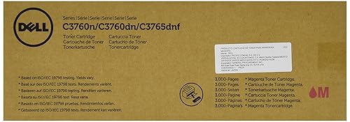 Dell 2GYKF Toner Cartridge C3760N/C3760DN/C3765DNF Color Laser Printer