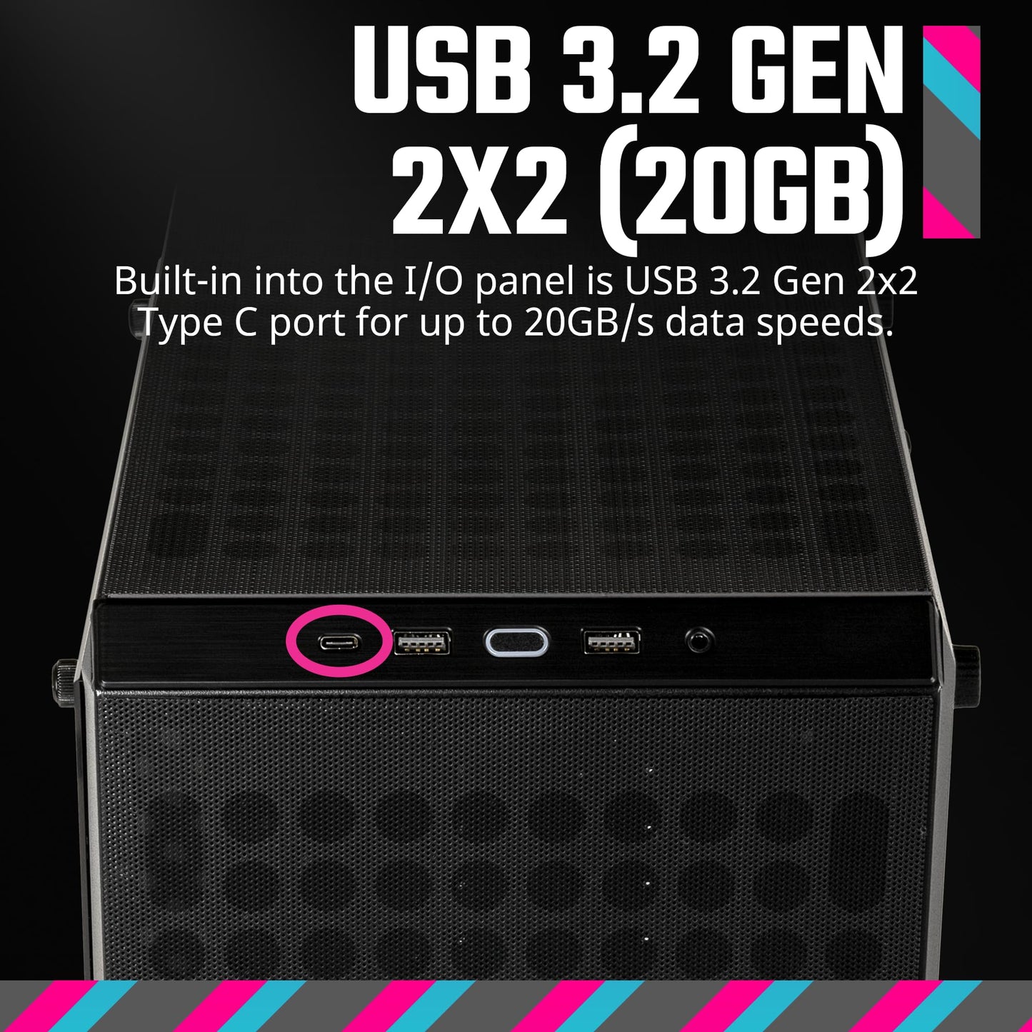 Cooler Master Q300L V2 Micro-ATX Tower, Magnetic Patterned Dust Filter, USB 3.2 Gen 2x2 (20GB), Tempered Glass, CPU Coolers Max 159mm, GPU 360mm