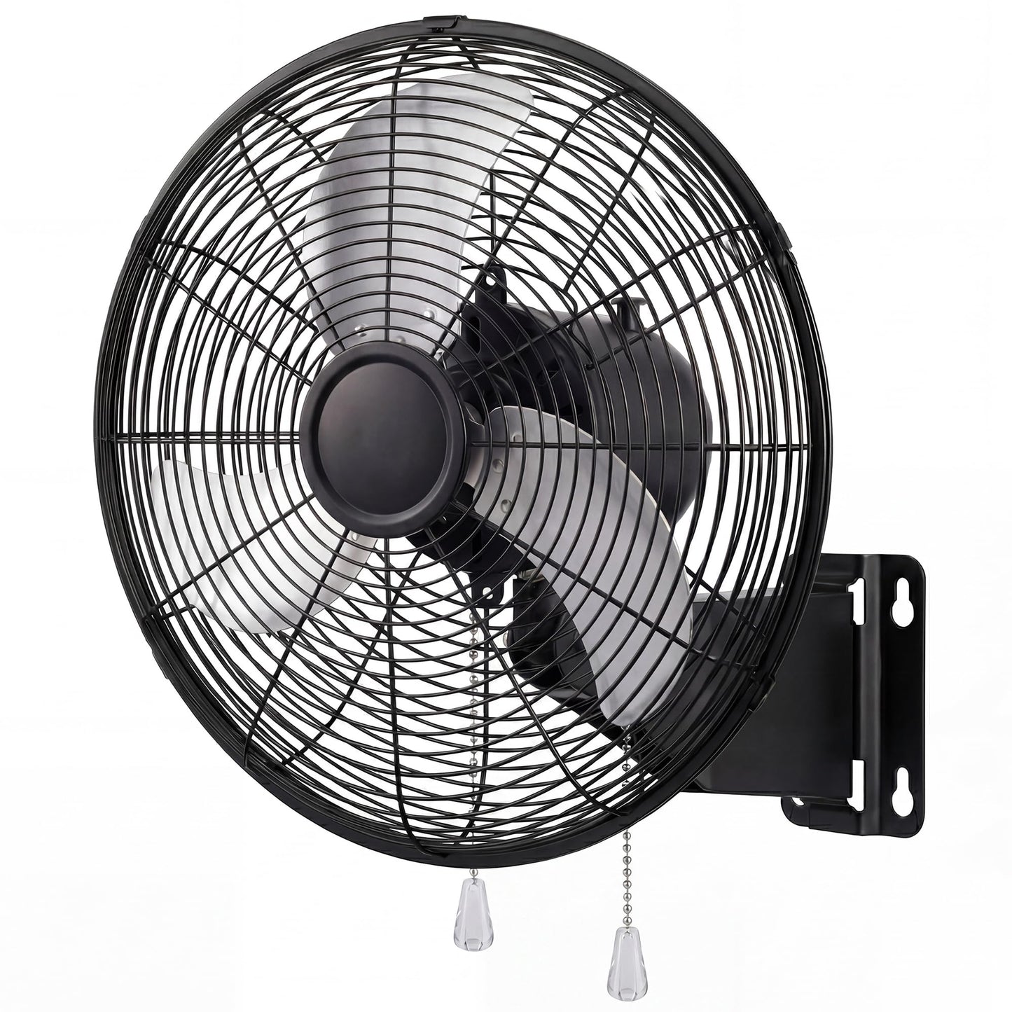 NIOGLXO 20 Inch Oscillating Wall Mount Fan, 3 Speed Powerful Airflow, 90° Oscillation, 30° Tilt, High Velocity Wall Fan for Home, Offices, Greenhouse