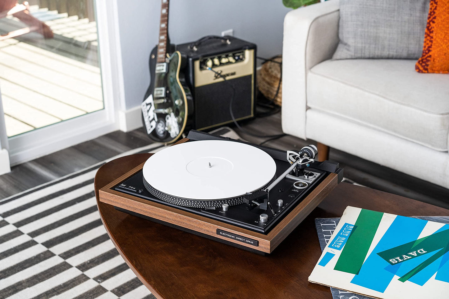 Break Tradition Acrylic Turntable Mat - Vinyl Record Accessories for LP Record Player - Premium Turntable Slipmat to Reduce Noise Due to Static