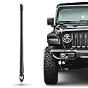 Ronin Factory Short Antenna for Jeep Wrangler Rubicon Gladiator Sahara Sport 4xe JK JL 2007-2023 Jeep Wrangler Accessories Jeep Gladiator Accessories