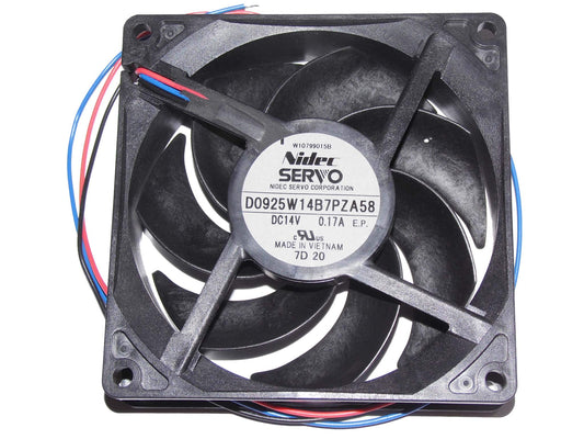 Zyvpee 9025 D0925W14B7PZA58 W10799015B 14V 0.17A 3Wire Cooling Fan