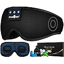 MUSICOZY 3D Bluetooth Sleep Mask with Headphones, Wireless Music Sleep Headband Eye Mask for Side Sleepers, Ideal for Sleeping, Travel, Meditation…