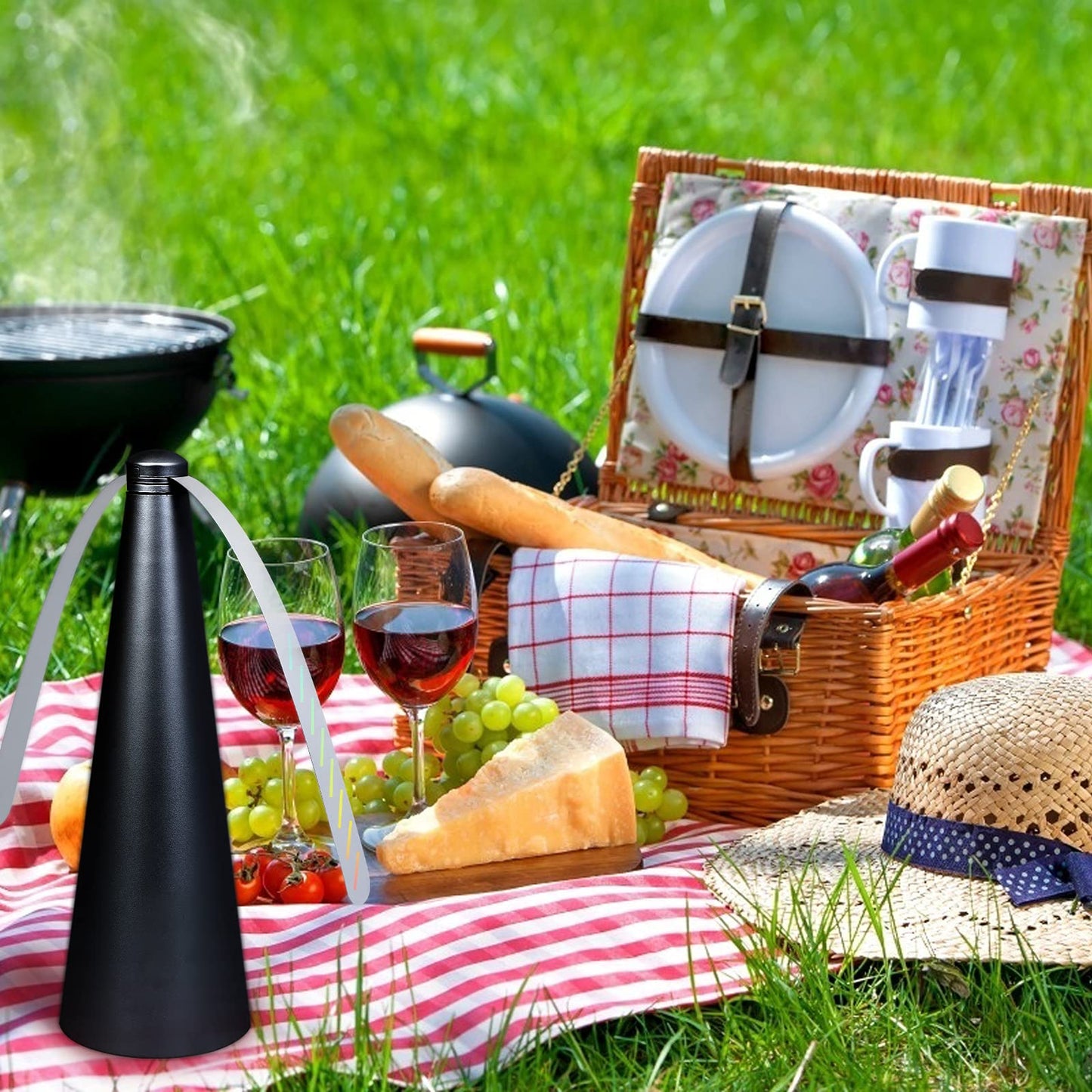 PIAOPIAONIU 3 PCS Fly Fans for Tables,Portable Food Fly Fan Picnic Fans for Indoor Outdoor Meal for Party,Restaurant