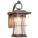 EERU 18" H Extra Large Porch Sconce Oil Rubbed Bronze Large Exterior Wall Lantern Deep Brown Outside House Lamps Waterproof Mission Outdoor Lighting