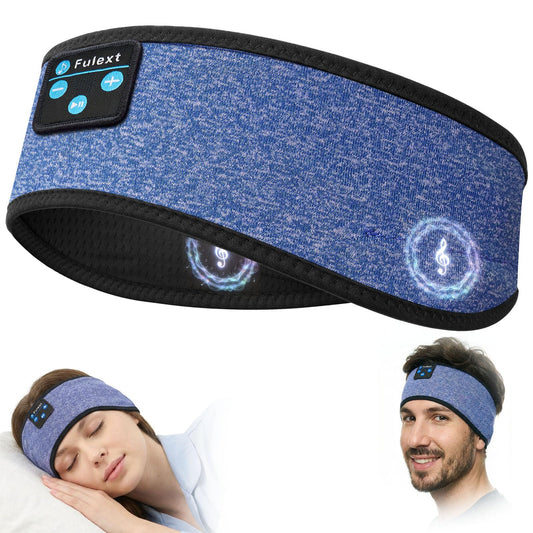 Fulext Sleep Headphones Headband10Hrs Bluetooth Headband with Cozy Earbuds Comfortable Sleeping Headphones for Side Sleepers, Sleep & Lounge Gift…