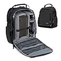 USA Gear Audio Equipment Backpack Fits Audio-Technica System 10, Shure BLX4 Microphone System, Sennheiser EW-DP & more Wireless Mic System - Wireless