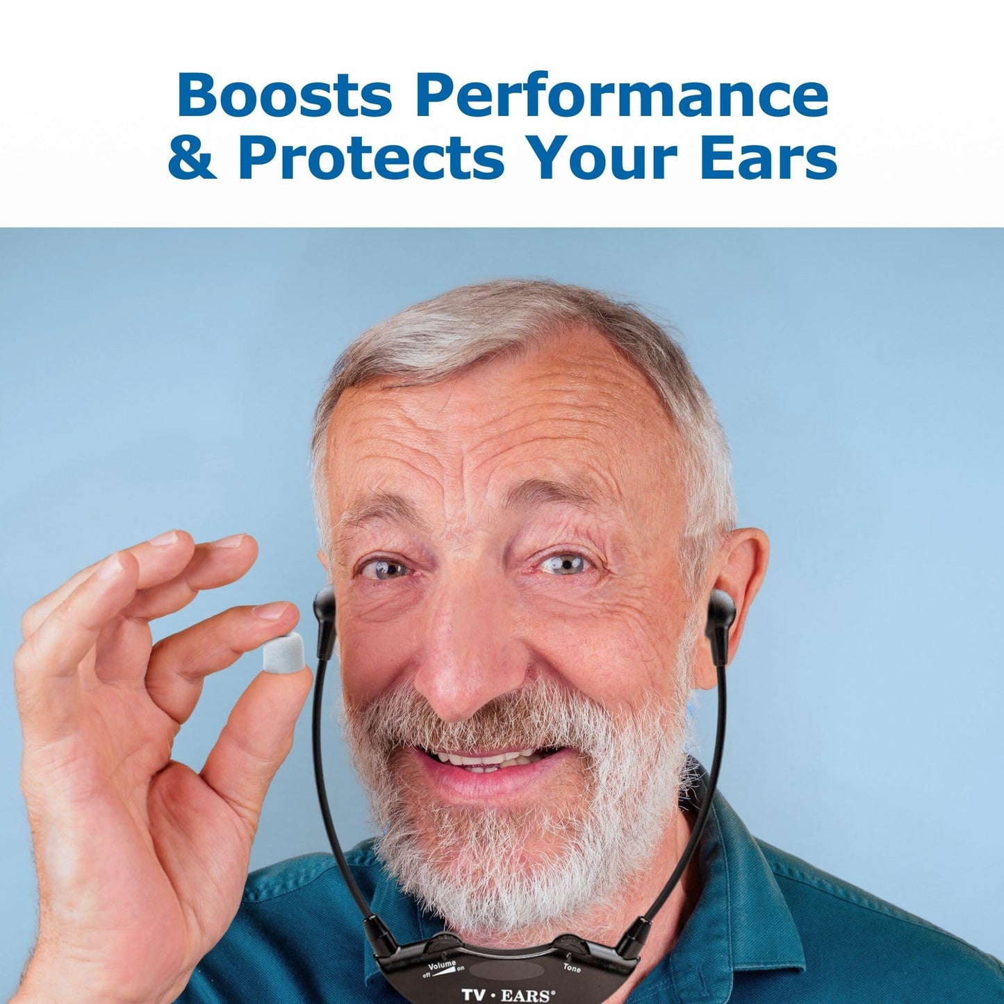 TV · EARS Genuine Replacement Earbud Tips for Original 4 Pairs, Digital & 5.8 Digital TV Ears Headsets, 1 Year Supply of Ear Tips Replacement, Gray
