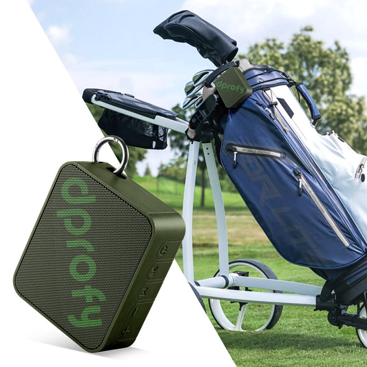 Dprofy Magnetic Golf Speaker, Golf Cart Speakers, IPX6 Waterproof, TWS Pairing, BT 5.4, 24H Playtime, TF Card Input, Portable Wireless Speaker Also