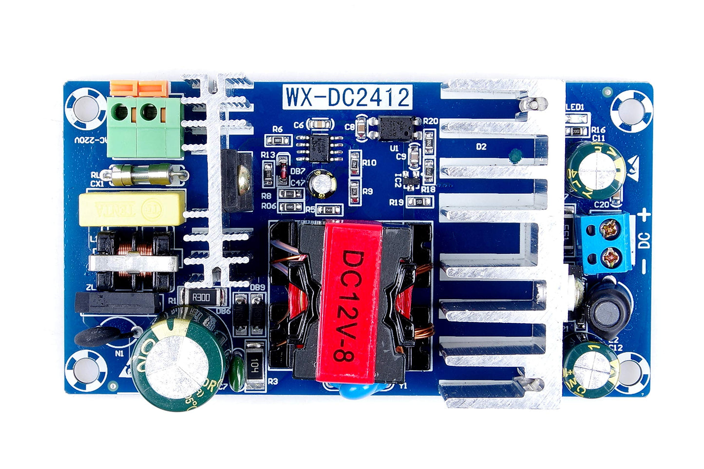 LIVISN AC to DC Isolated Power Supply Module DC 12V 8A AC 110V 220V (90V - 256V) 50Hz - 60Hz to12V 8A 100W MAX 11A Industrial Power Module