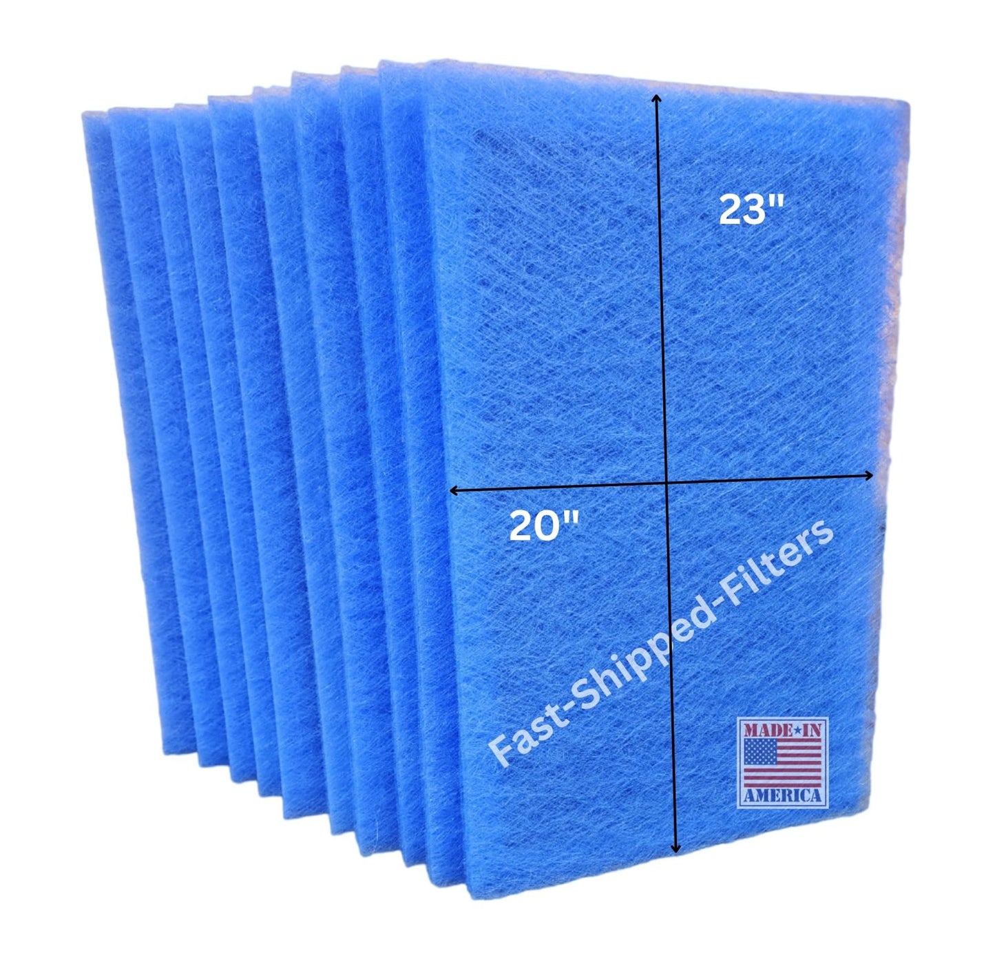 Fast-Shipped-Filters 10 Pack 21.5x25.5 Replacement Filter Pads Compatible with Dynamic Electronic Air Cleaner 21.5x25.5 polarized pads refill