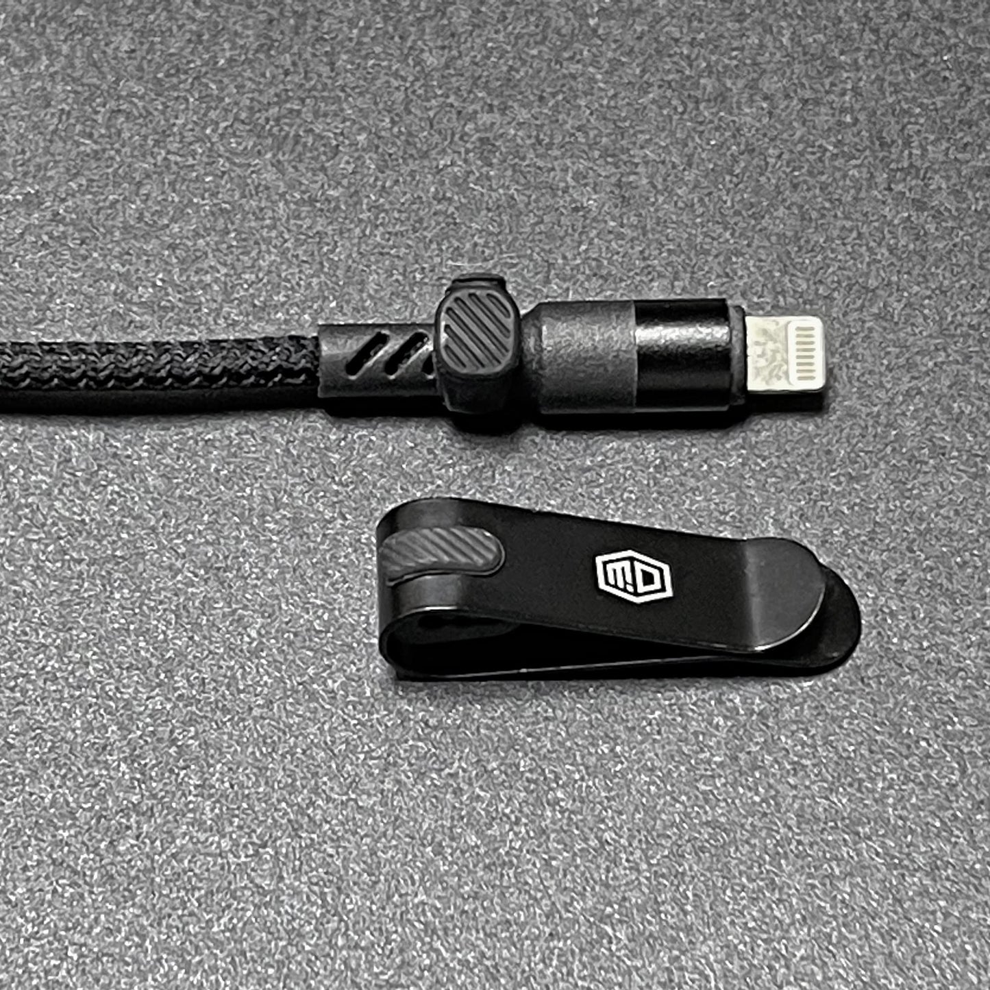 Mband2 Pack of Mband Mclip Holder 01 White - Cord Organizer Cable Holder Headphone Wire Winder for Magnetic Clip Unique Earbuds Desktop Keeper