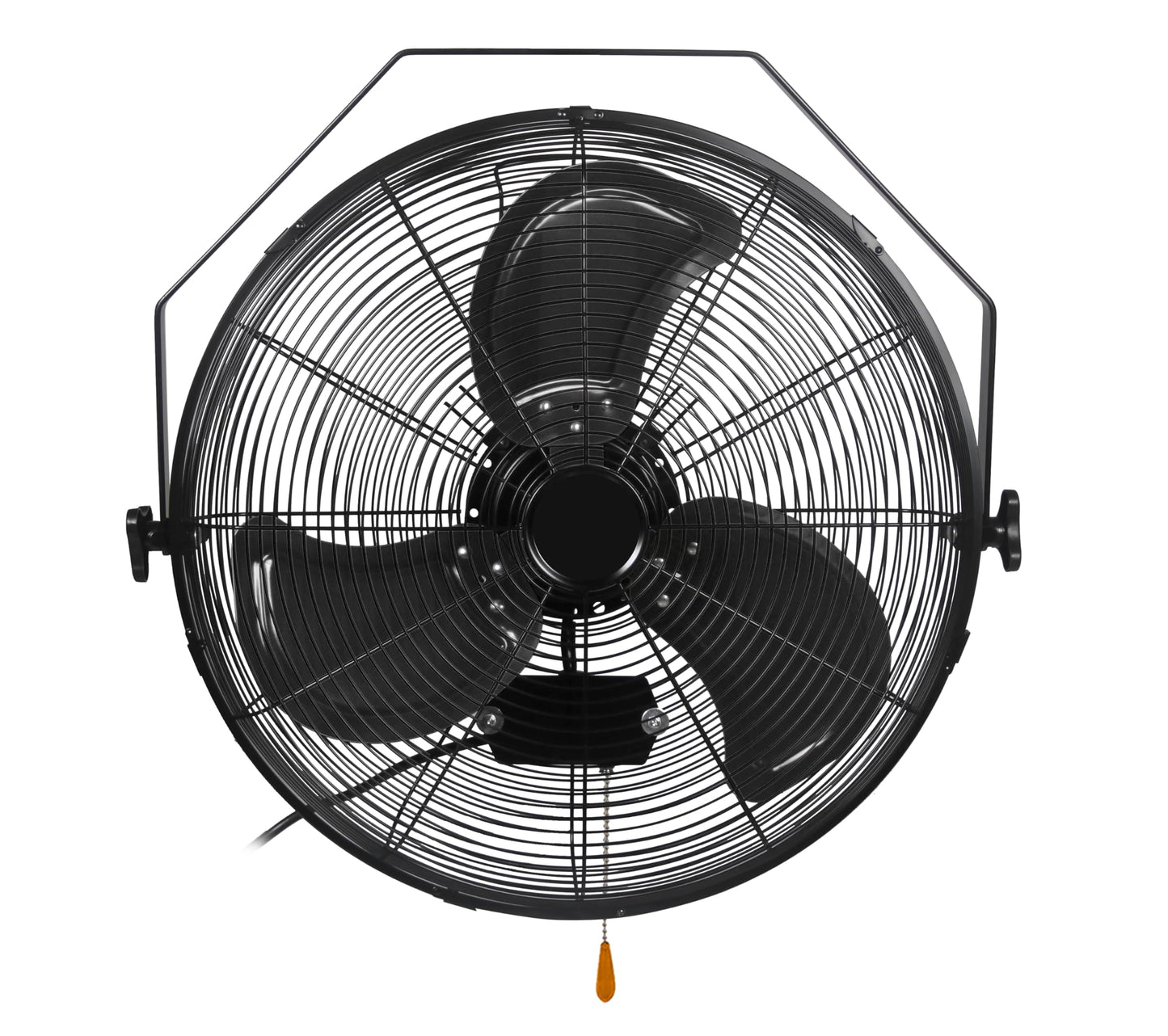 BLOTEK 18-Inch Wall Mount Fan, High Velocity Industrial Fan [W58334] with 3 Speeds, Adjustable Tilt, Quiet Metal Construction, 4650 CFM Air Circulator