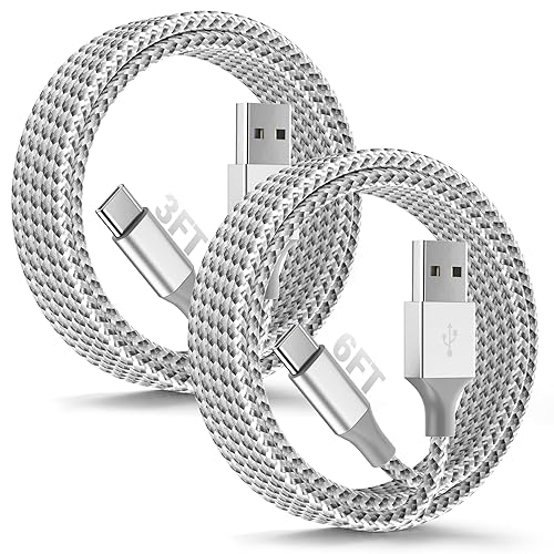 SwaggWood Car Carplay for iPhone 17/16/15 Charger Cord 2Pack [3FT+6FT] Charging Cord,USB A to USB C Charging Cable for CarPlay USBC Cord for iPad Pro