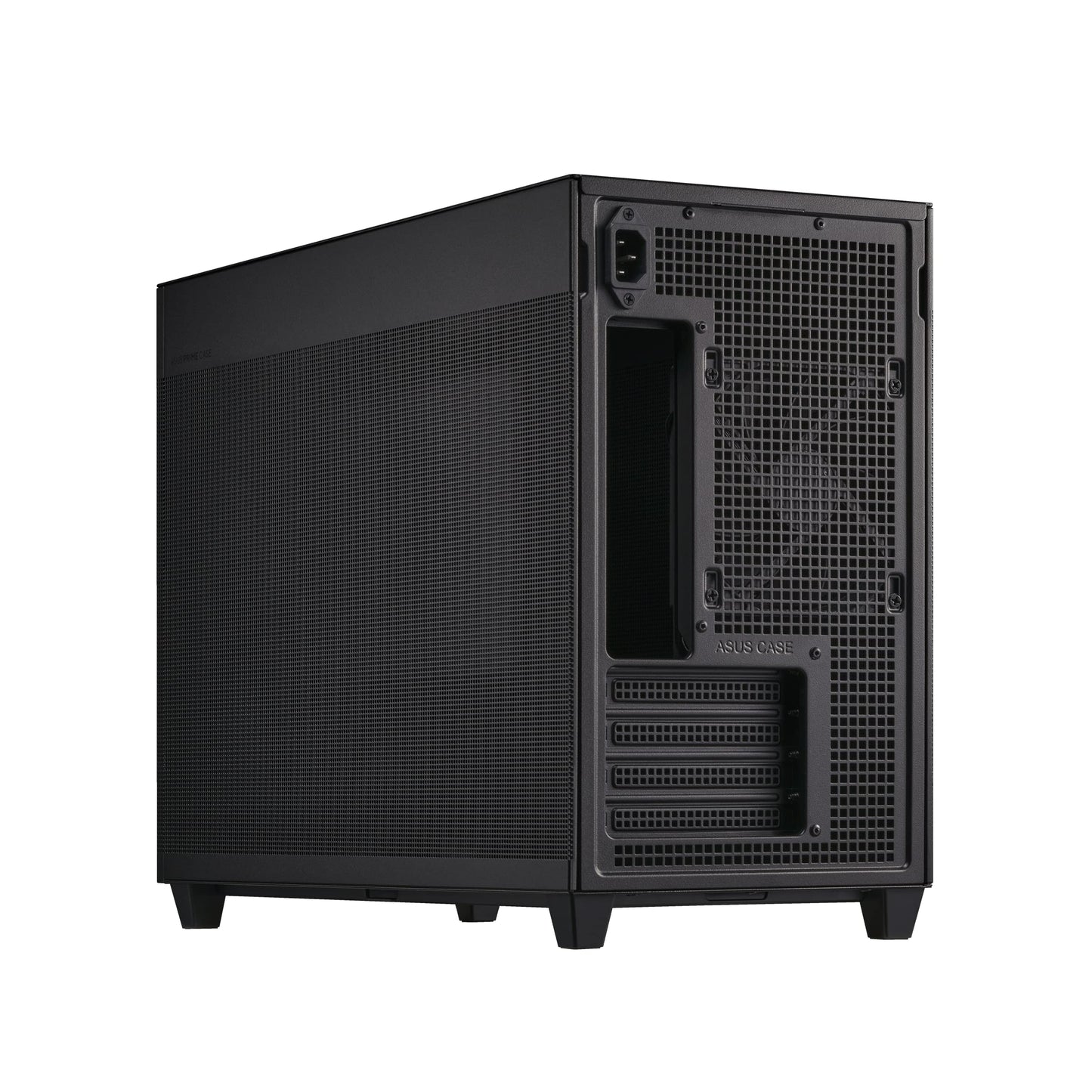 ASUS Prime AP201 Micro ATX PC Case, 33-Liter Compact Design, Pre-Installed Fans, Mesh Panel, Tool-Free Side Panels, 360mm Radiator Support, GPU