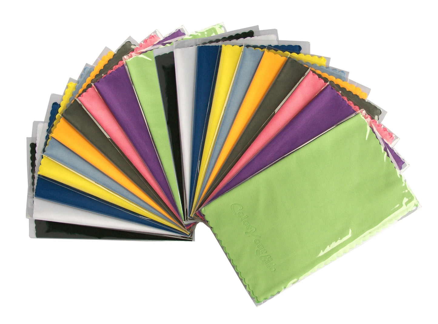 ColorYourLife 20-Pack Microfiber Cleaning Cloths for Smart Phones, Laptops, Tablets, Lenses, LCD Monitor, TV, Camera, Eyeglasses, Optics Etc