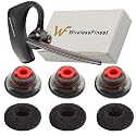 3X Ultra Comfort Eartips Ear Buds Replacement Earphone Ear Tips Kits Earpads Foam Set Cushion for Plantronics Voyager 5200 5220 5210 Series Bluetooth