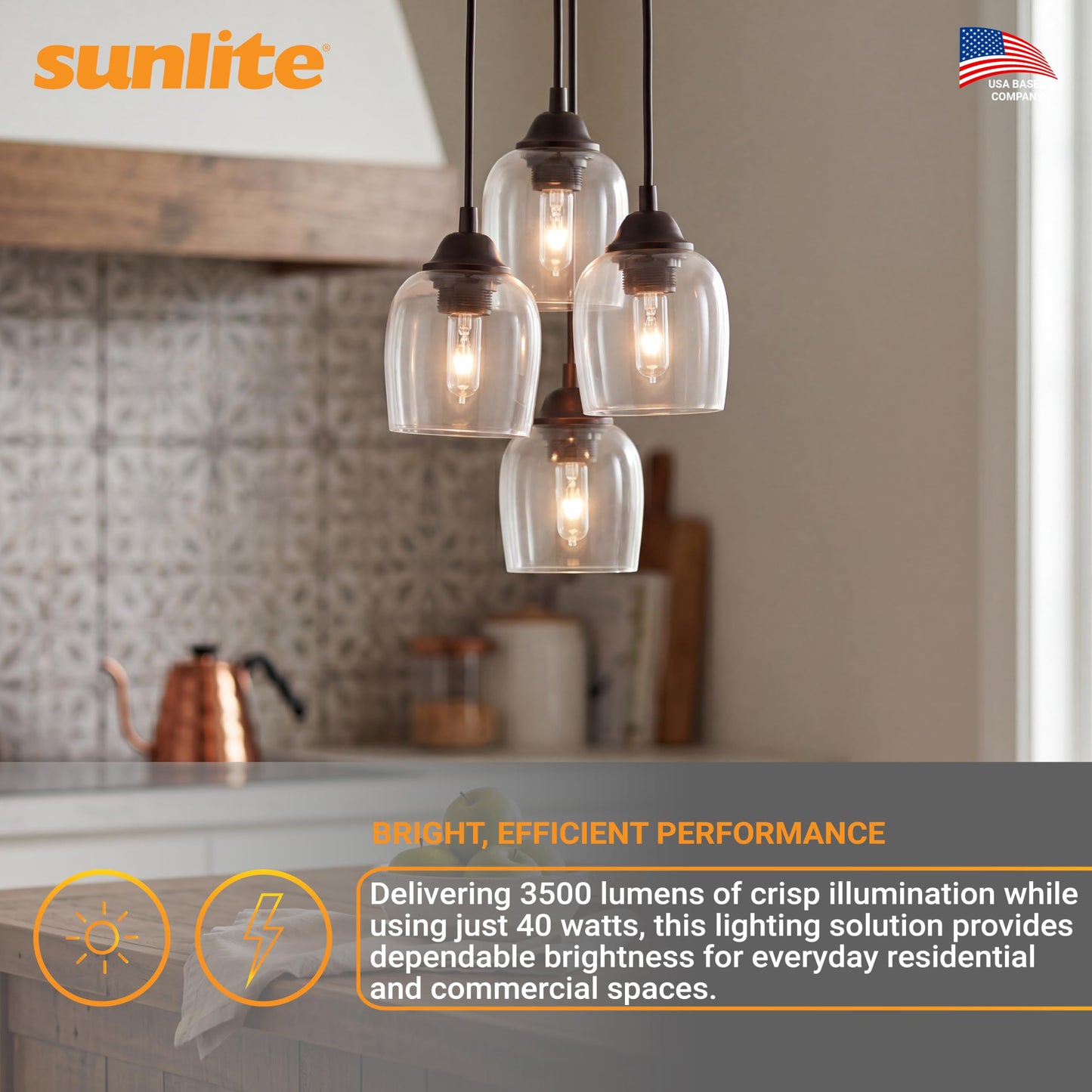 Sunlite Halogen Q50 T3.5 Single Ended Light Bulb, 50 Watts, 600 Lumens, 120 Volts, G9 Bi-Pin Wire Style Base, 100 CRI, Dimmable, Title-20 Compliant