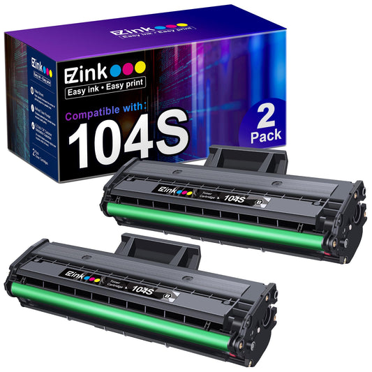 E-Z Ink Compatible Toner Cartridge Replacement for Samsung 104 104S MLT-D104S to use with ML-1660 ML-1661 ML-1667 ML-1665 ML-1675 ML-1666 ML-1865