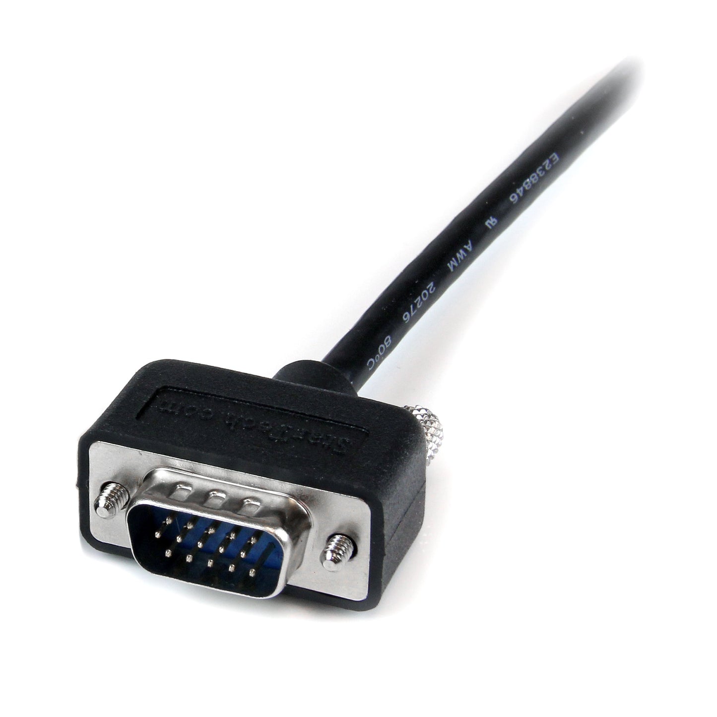 StarTech.com 6 ft. (1.8 m) VGA to VGA Cable - HD15 Male to HD15 Male - Coaxial High Resolution - Low Profile - VGA Monitor Cable (MXT101MMLP6),Black