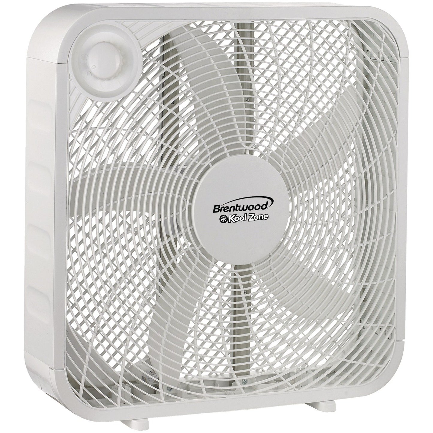 Brentwood Kool Zone F-20SW Box Fan,3-Speed 20-inch,White