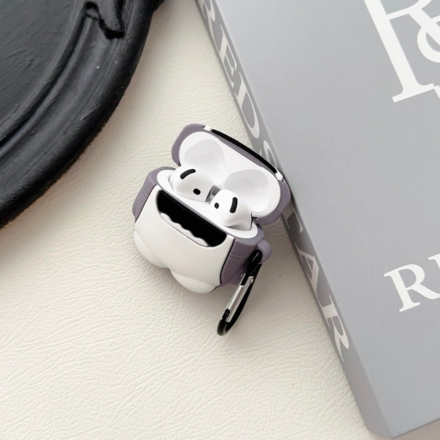 Cute Shark Case for Airpod 4 Case Cover 2024, Funny 3D Cartoon Kawaii Cool Cover with Cleaning Kit & Keychain for Airpod 4th Generation 2024 for Boys