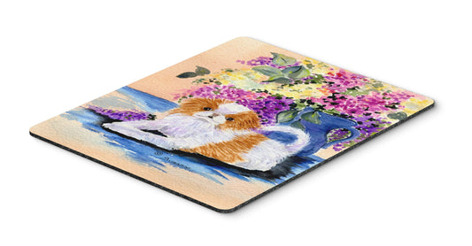 Caroline's Treasures SS8300MP "Japanese Chin Mouse Pad, Hot Pad or Trivet" for Home Office Gaming Working Computers Laptop Mouse Mat,Washable Large