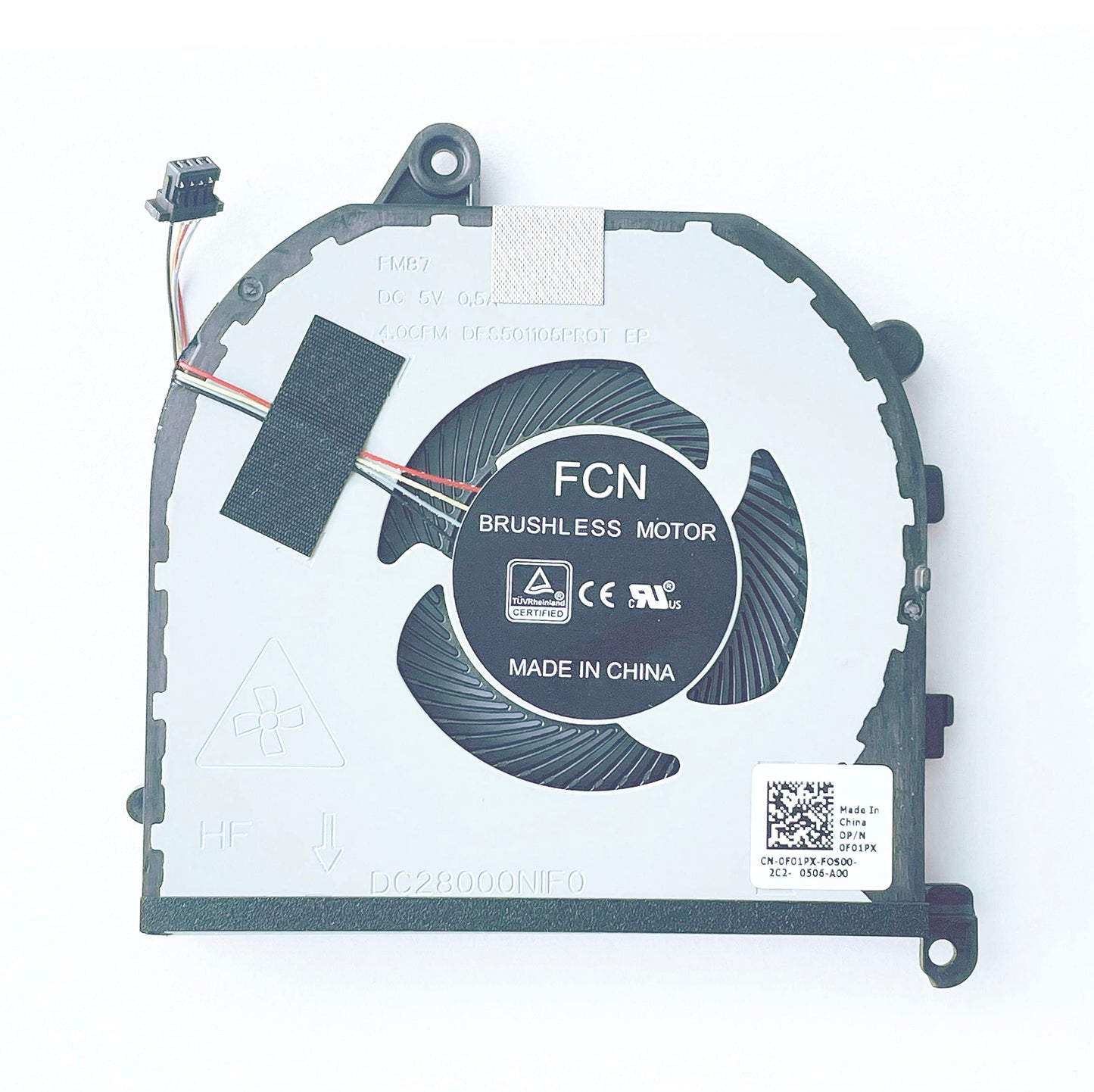 Fleshy Leaf New CPU+GPU Cooling Fan Replacement for Dell XPS 15 7590 Precision 5540 M5540 Series 0F01PX 0V9H8N