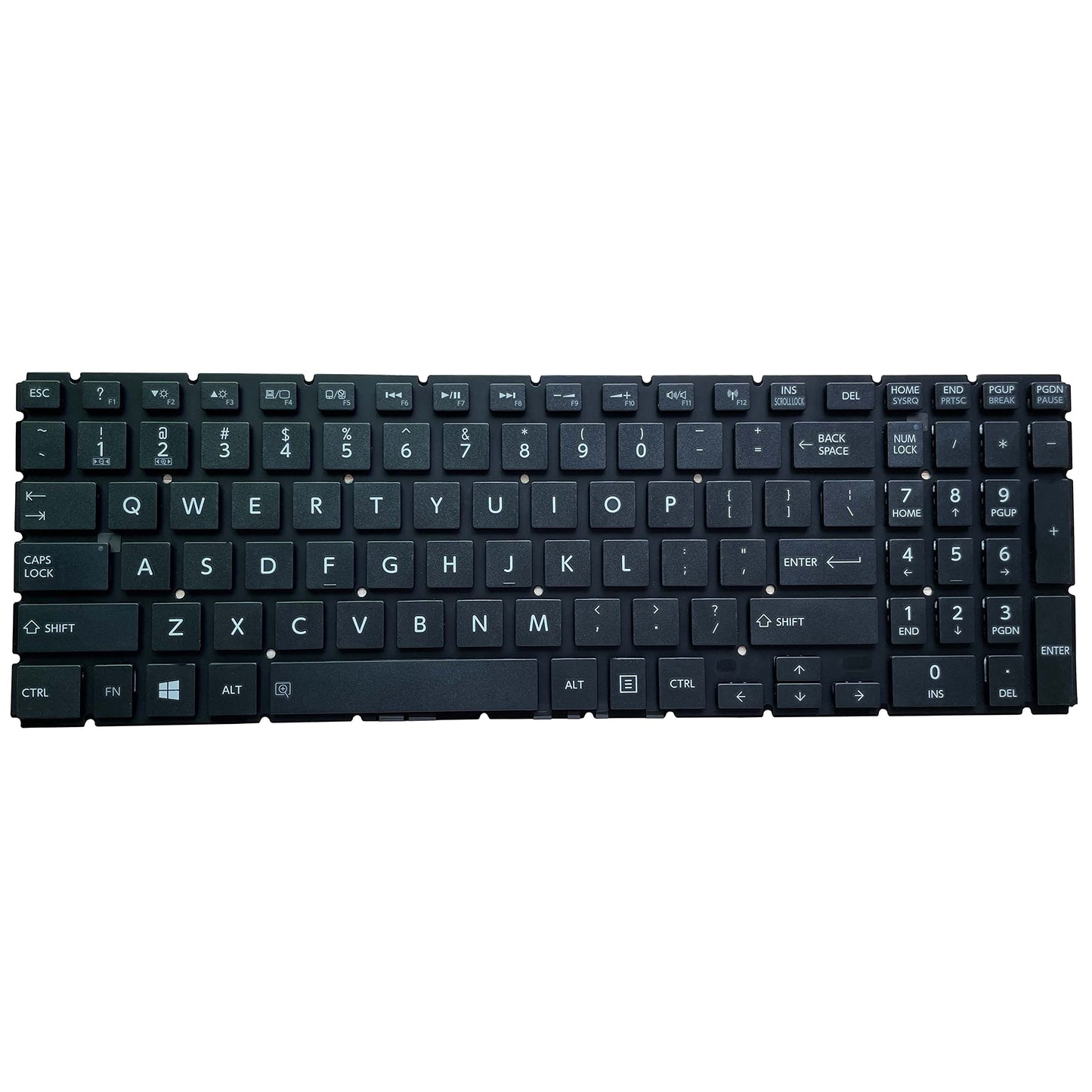 USA US Layout New Laptop Keyboard for Toshiba Satellite L50-B L50D-B L50T-B L55-B L50-C S50-B P50-C C55-C5246 C55-C5240 C55-C5241 Frameless No