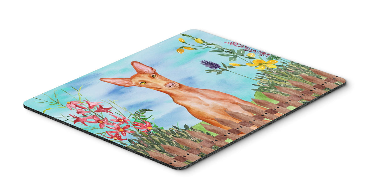 Caroline's Treasures CK1277MP Pharaoh Hound Spring Mouse Pad, Hot Pad or Trivet for Home Office Gaming Working Computers Laptop Mouse Mat,Washable