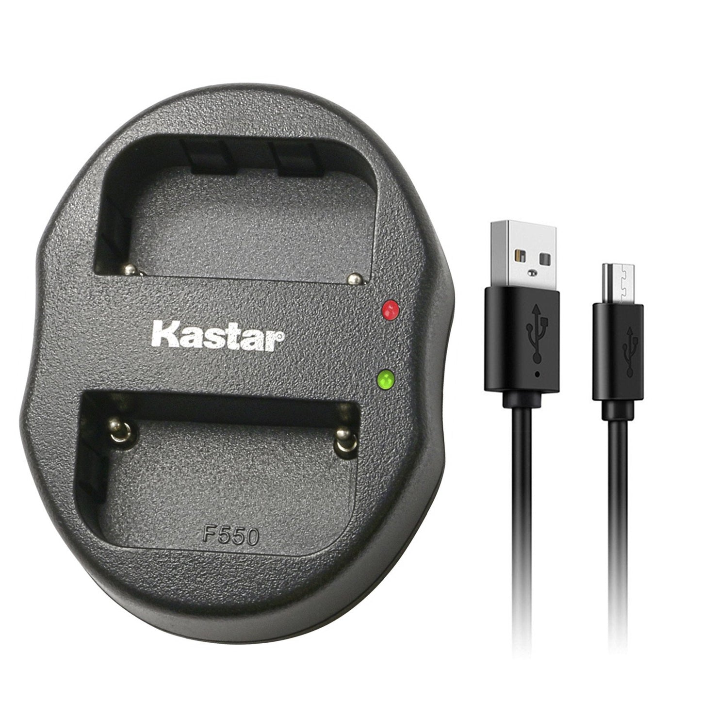 Kastar Dual USB Charger for NP-FM50 NP-FM30 NP-FM51 NP-QM50 NP-QM51 NP-FM55H and Sony CCD-FRV DCR-PC DCR-TRV DCR-DVD DSR-PDX GV HVL Series Camera