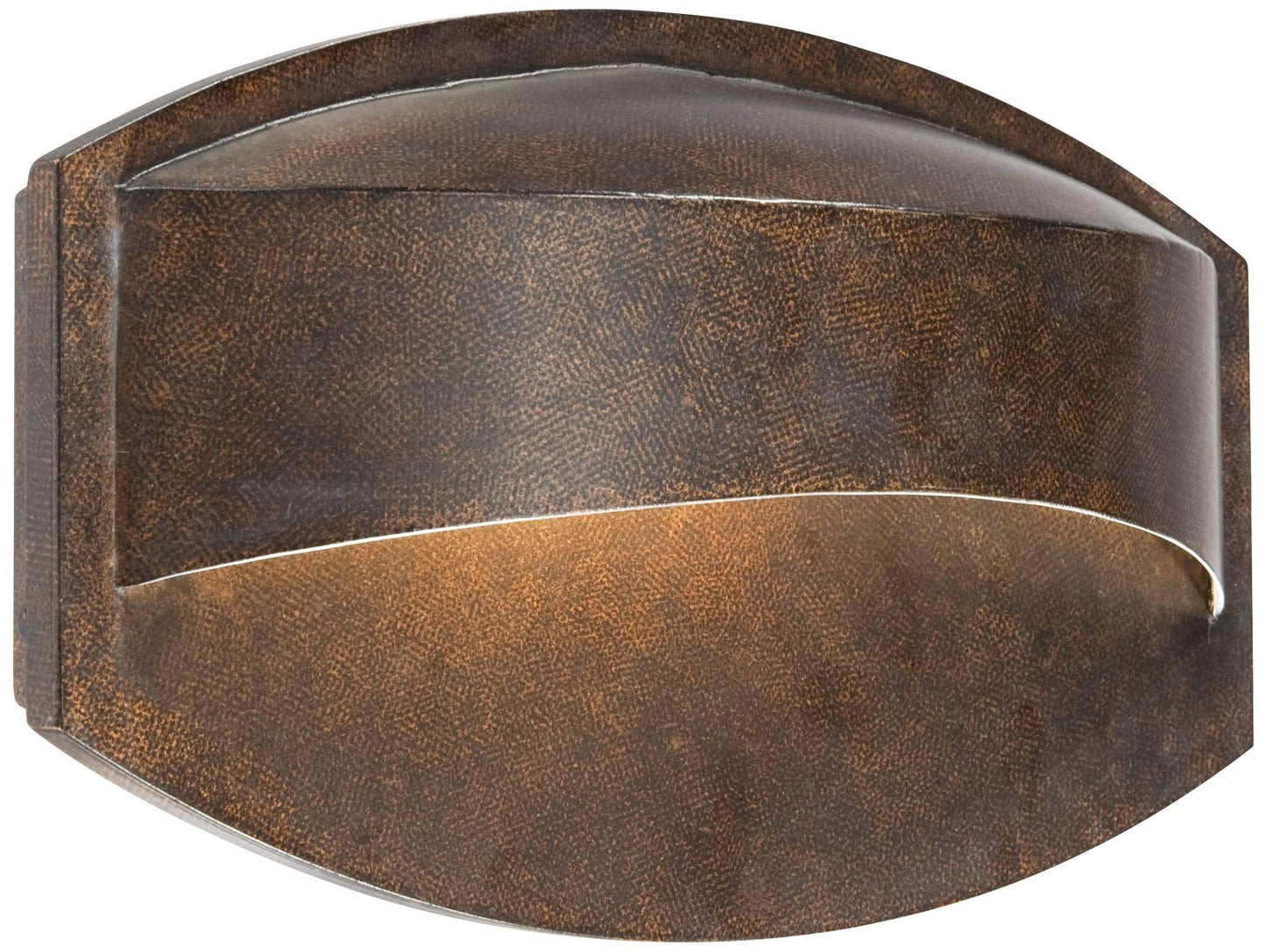 Possini Euro Design Xane Modern Outdoor Wall Light Fixture Halogen Bronze Metal 11" Eyebrow Curving Frame Dark Sky Design for Exterior House Porch