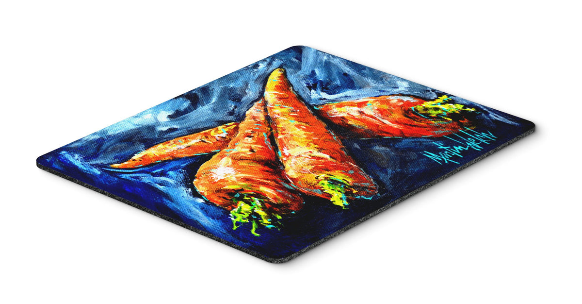 Caroline's Treasures MW1230MP Carrots Only Three Needed Mouse Pad, Hot Pad or Trivet for Home Office Gaming Working Computers Laptop Mouse