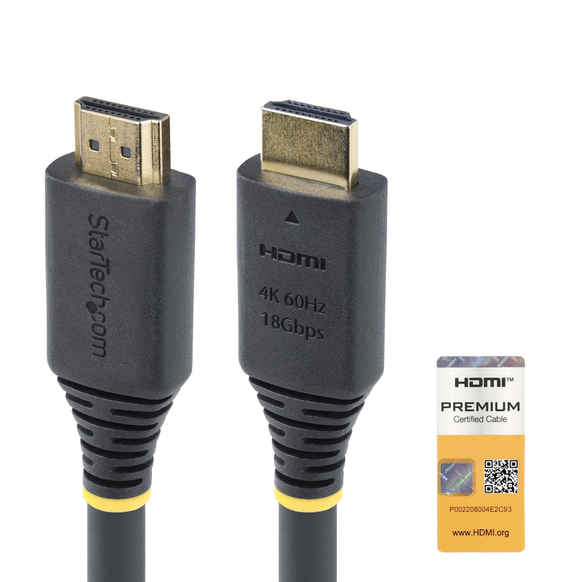 StarTech 16.4ft High Speed HDMI Cable, 4K 60Hz, 18Gbps, Certified