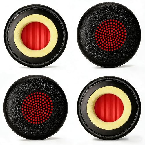 Replacement Ear Pads for Jabra Headset Earpads Ear Cushions Compatible with Jabra Evolve 65/65UC/MS, 40/40UC/MS, 30/30II/30US, 20/20SE/UC/MS