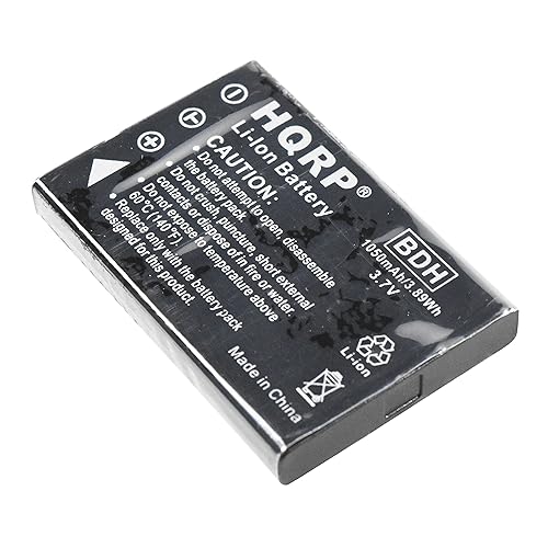 HQRP Rechargeable Lithium Ion Battery Replacement Compatible with Aiptek for is DV Digital, GO-HD and A-HD Digital Camcorders