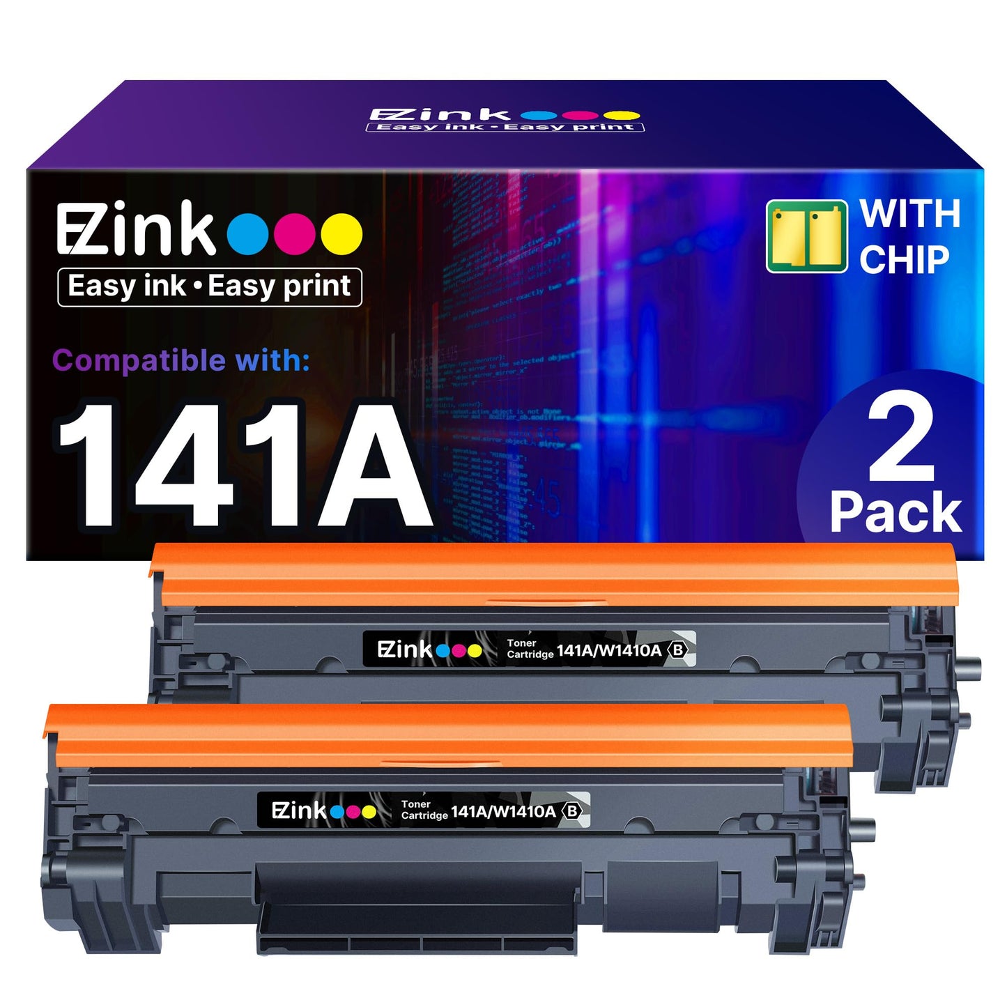E-Z Ink 141A Toner Cartridge Compatible Replacement for HP 141A Black LaserJet Toner Cartridge W1410A 141X W1410X for HP LaserJet Pro M110w MFP M139w