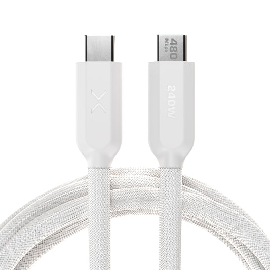NOCO XGrid XC3: 240W USB-C to USB-C Cable - Type C Fast Charging Cord, USB-IF Certified, Smart E-Marker Chip, 480Mbps Data, UltraFlex Braided Nylon +