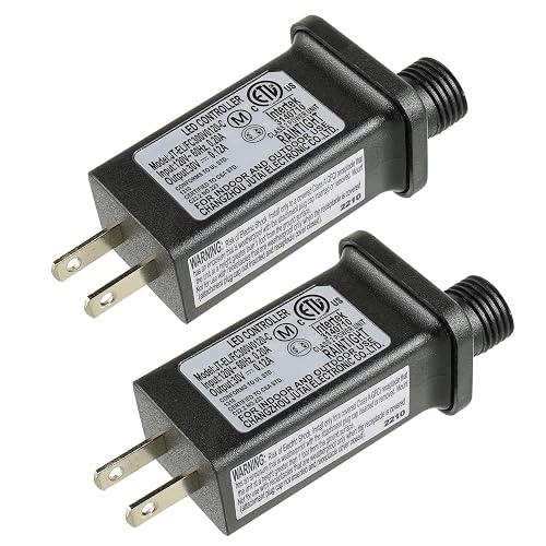 SIGANDG 30V 3.6W LED Transformer Replacement Class 2 Power LED Controller with 8 Modes Supply for Christmas String Light Inflatable Decorations IP44