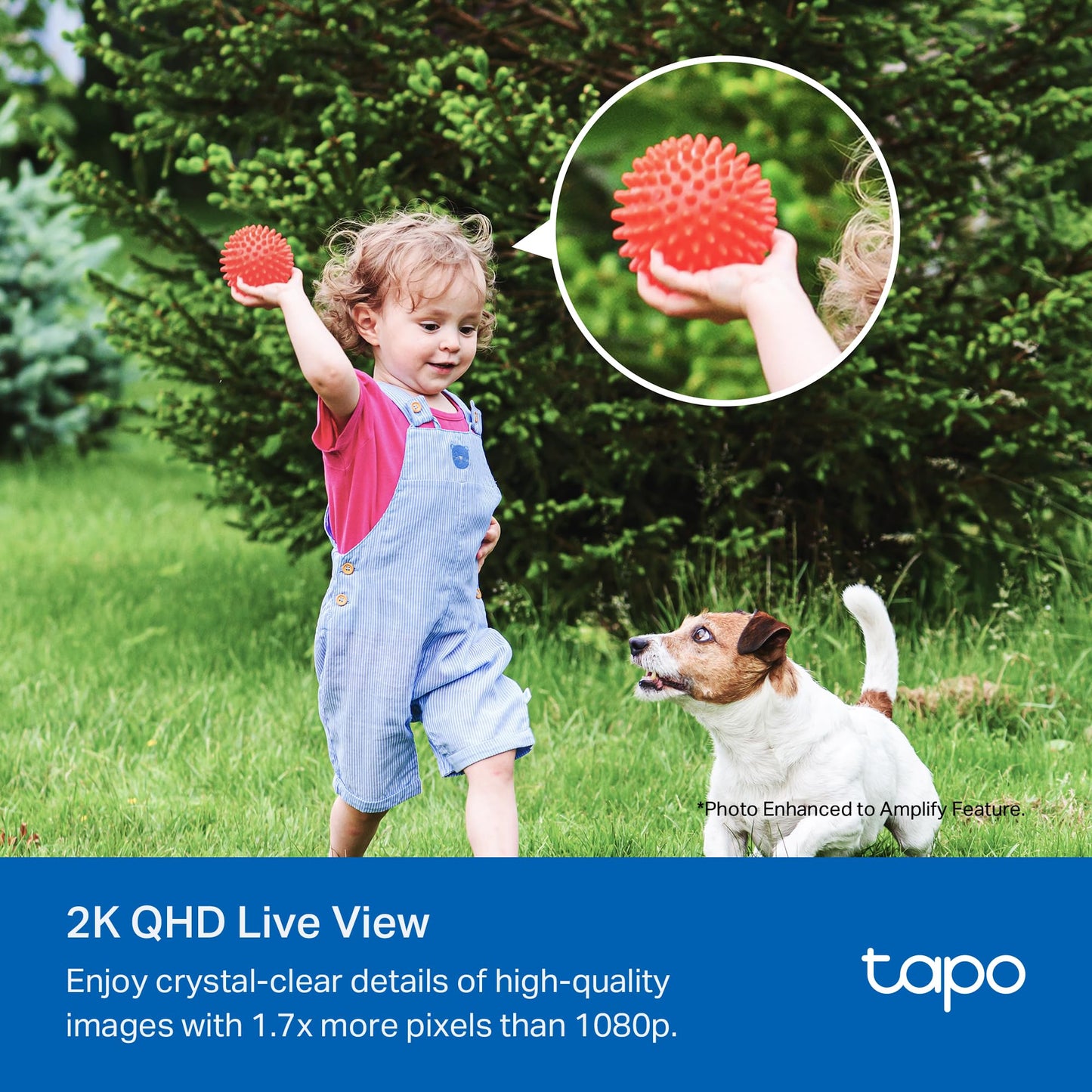 Tapo MagCam 2K+ Outdoor Wireless Security Camera - Battery Power with Solar Charging, Magnetic Mount, Person/Vehicle Detection, Subscription-Free