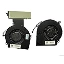 HK-PART L30203-001 L30204-001 Dual Cooling Fan Set for HP Omen 15-DC Laptop - CPU Fan and GPU Fan Replacement