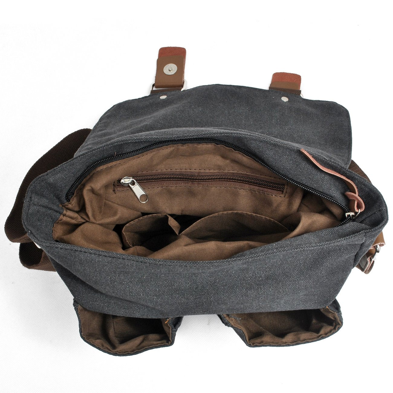 Men's Lightweight Vintage Waterproof Canvas DSLR SLR Shockproof Camera Shoulder Messenger Bag Sling bag