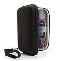 USA Gear Travel Electronics Organizer - Water Resistant Zipper Case, Hard Shell Exterior - 6.5 Inch Case Fits Chargers, Cables, Batteries, Earphones