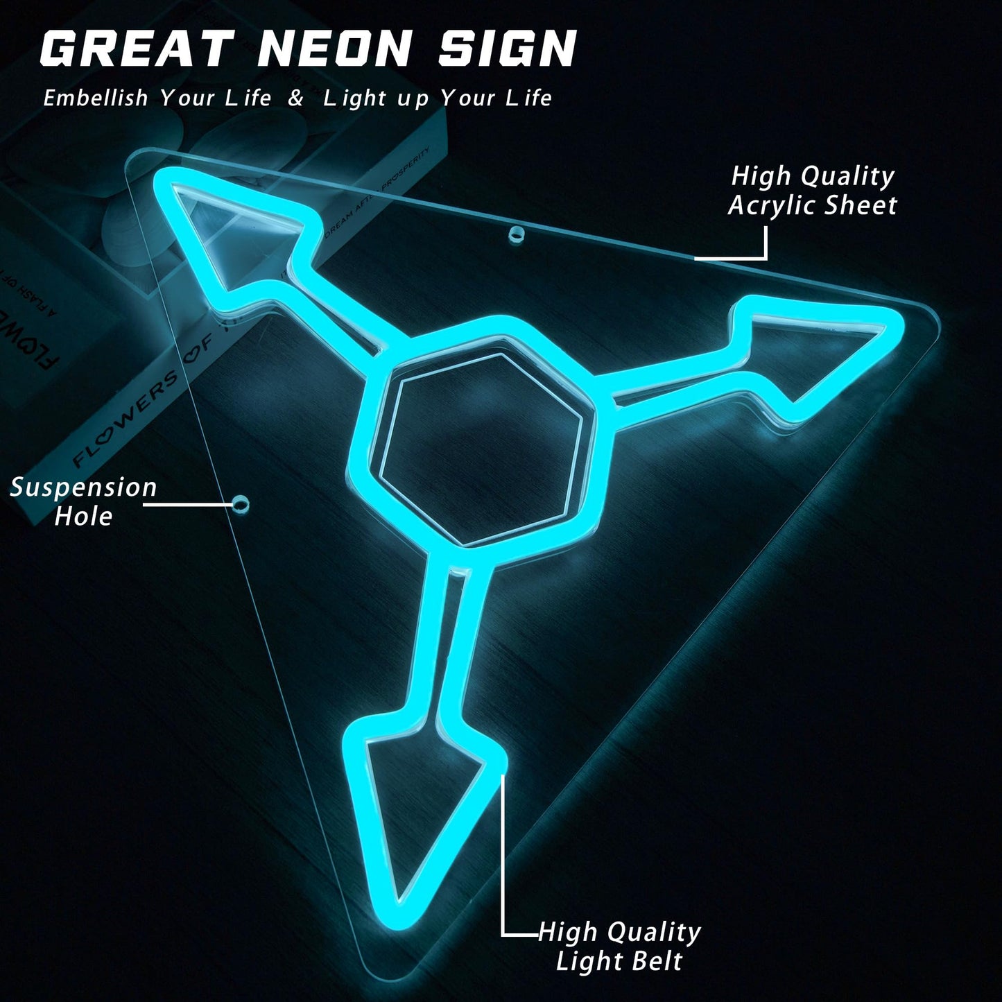 Murder Uzi Neon Sign For Wall Decor Dimmable USB Powered Absolute Solver Neon Light for Gaming Room Man Cave Decor Ideal Modern LED Light