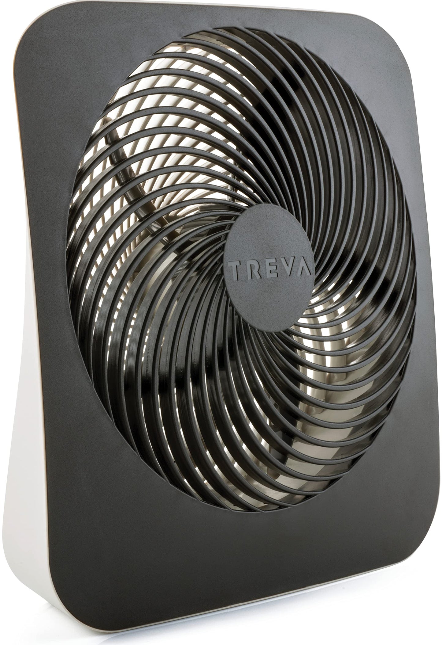 Treva 10 in Portable Desk Fan Battery or AC 2-Speed with USB Port