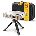 Kodak Luma 75 Ultra Mini Pocket Projector Standard Kit - Built-in Rechargeable Battery and Speaker, HDMI/USB/microSD, Speaker Built-in, Includes